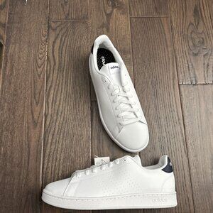 Adidas Advantage Sneakers Men's Size 10.5 White/ Blue GZ5299